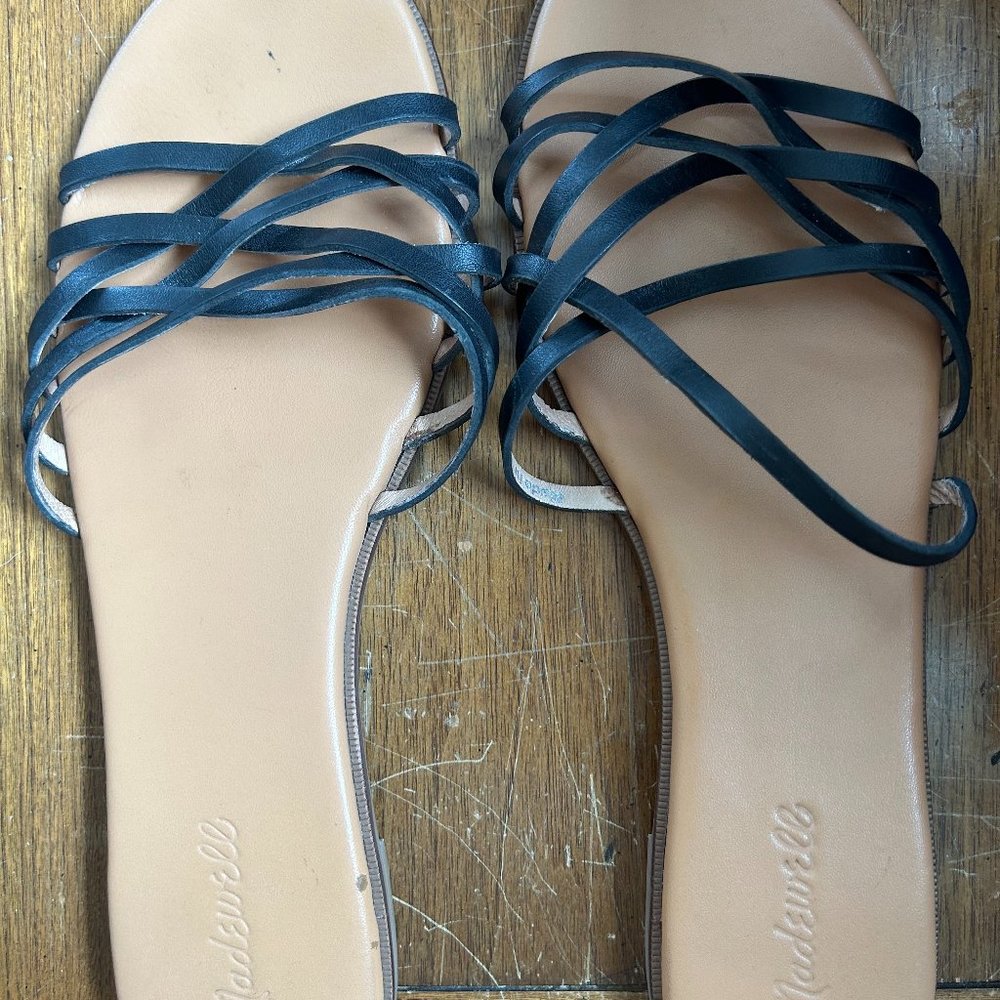 Madewell Tracie Crisscross Slide Sandal - Picture 2 of 3